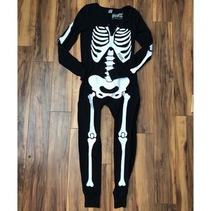 Victoria’s Secret PINK Halloween skeleton onesie